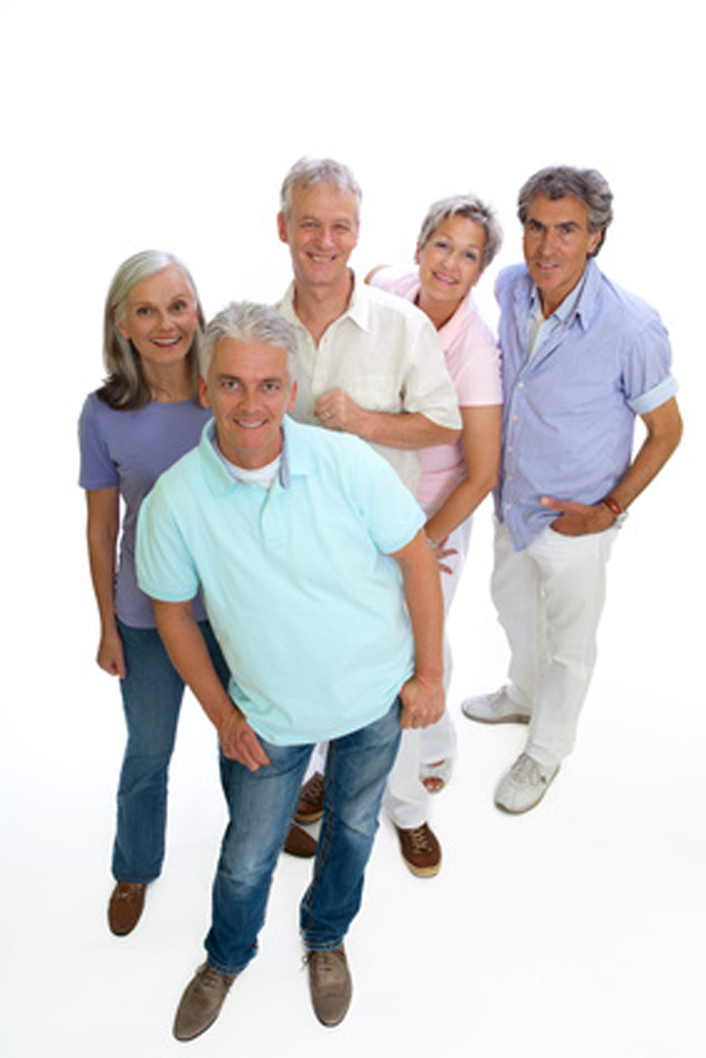 Seniors Hanging out In a  Group