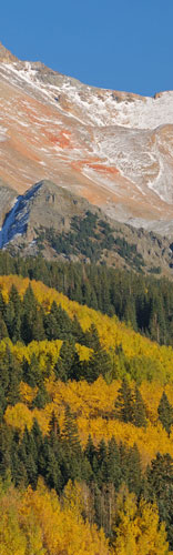 colorful mountain side