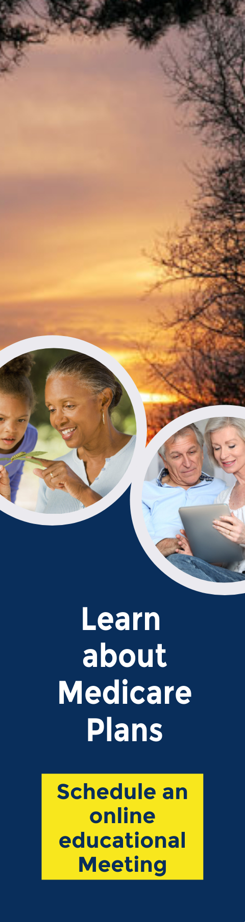 Schedule an Online meeting to learn about medicare by clicking here.